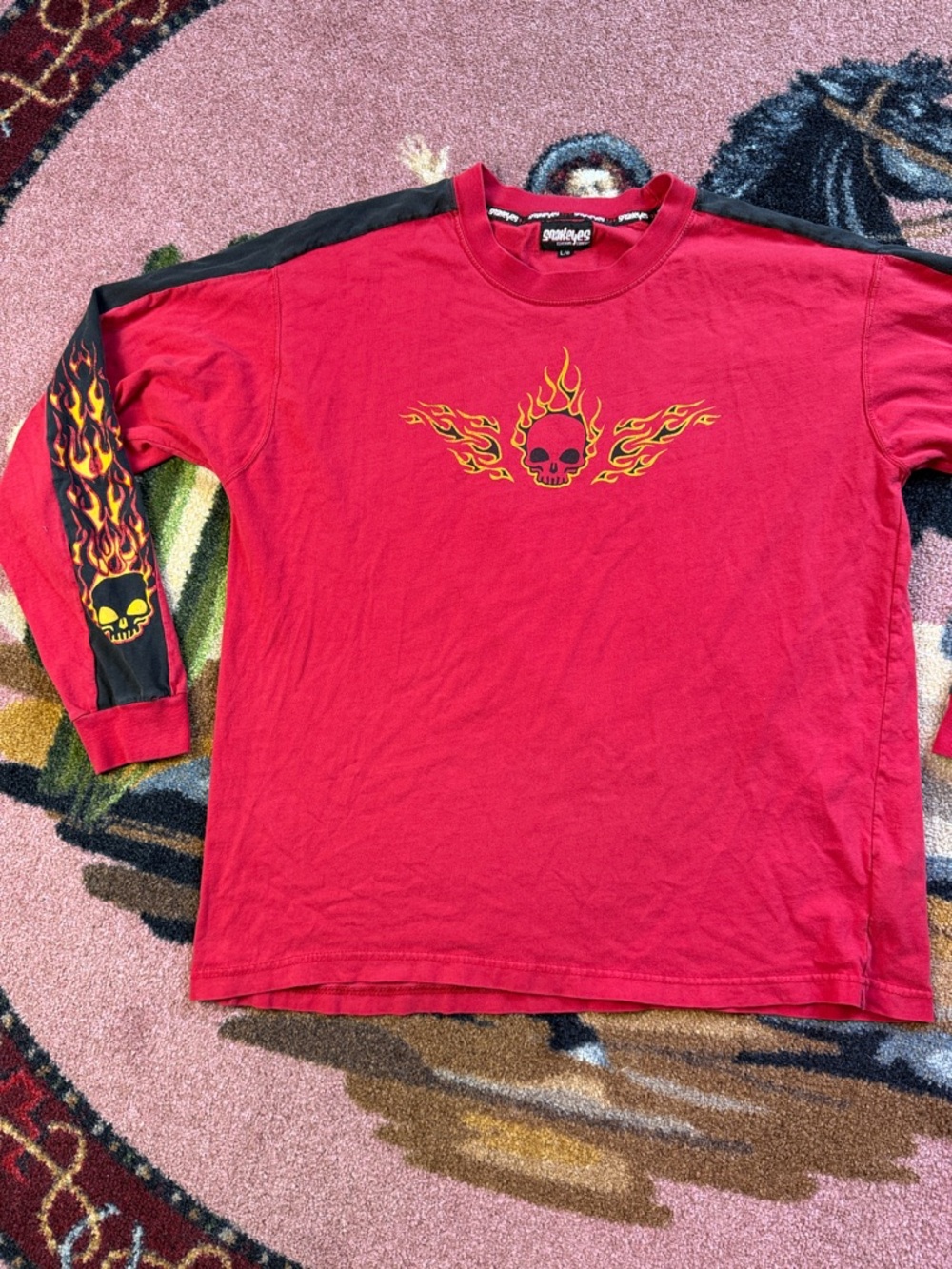 VINTAGE Y2K LONGSLEEVE SHIRT SKULL